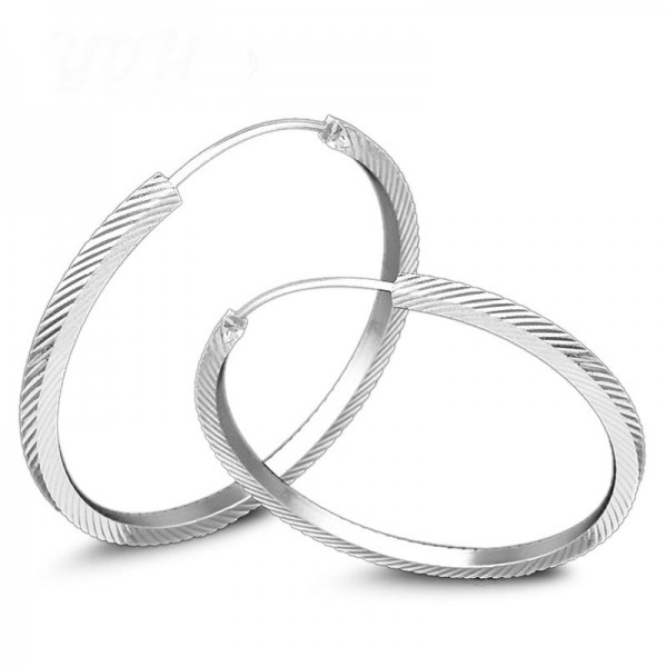 High Quality New Style Round S925 Sterling Silver Earrings