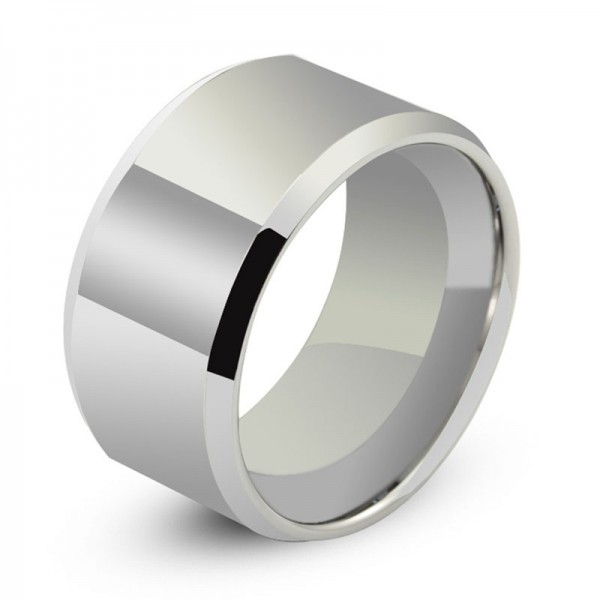 Tungsten Silvery Ring For Men Simple and Fashion Polish Craft