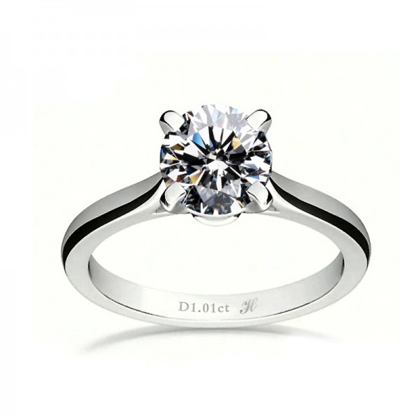 925 Sterling Silver Ring For Women 0.46 Carat Elegant and Decent 