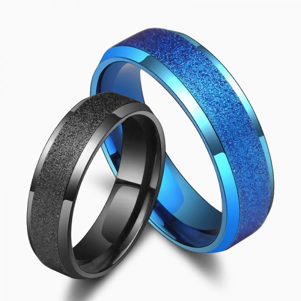 Titanium Ring For Man Fabulous and Fashion Optional Colors Dull Polish Craft