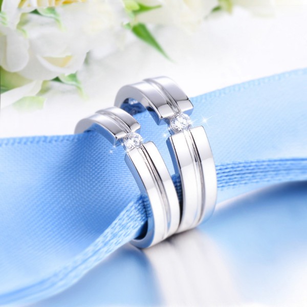 Original Design S925 Sterling Silver Couple Rings