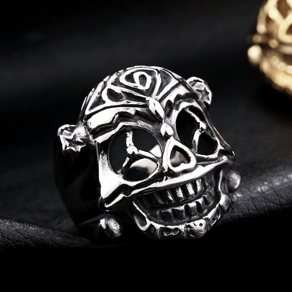 The Expendables Stallone Lucky Skull Ring