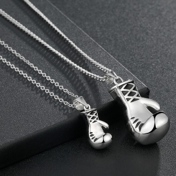 Personality Creative Street Boxing Glove Lovers Pendants Necklaces