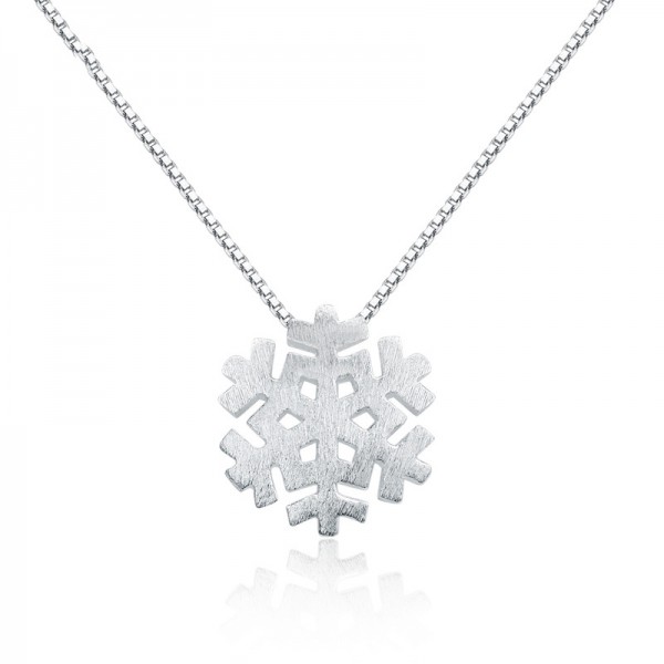 925 Silver 3A Zircon Personality Design Ladies Necklace Pendant 