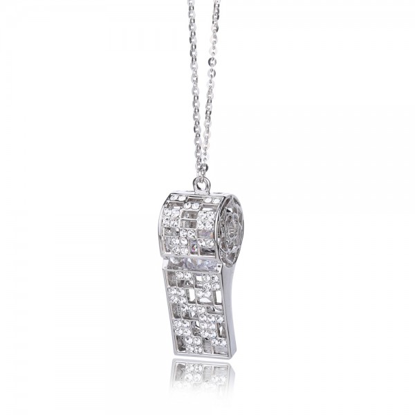 925 Silver 3A Zircon Ladies' Necklace With Chain Women Necklace